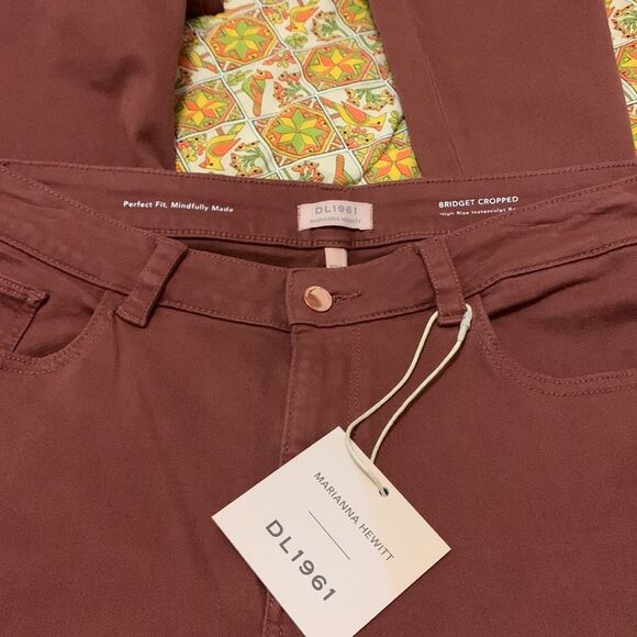 DL 1961 nwt 16w Bridget cropped high rise instasculpt boot - Picture 4 of 9